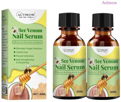 ACTIWOW Bee Venom Nail Serum Revitalizing Treatment for Dry Nails A001(20 ml)