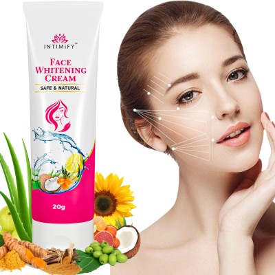 INTIMIFY Face Whitening Night Cream, Skin Brightening Cream For Women & Men(20 g)