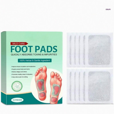OSUFI Ginger Foot Pad - Promotes Healthy Metabolism for Improved Circulation and Relie Plaster & Patch(10 Patches)