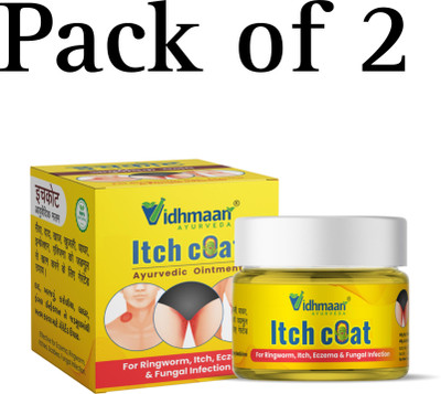 vidhmaan ayurveda Anti fungal Itch coat Malam - for Ringworm, itching, Eczema ,Burn Mark, Foot Care (Pack of 2)(50 g)