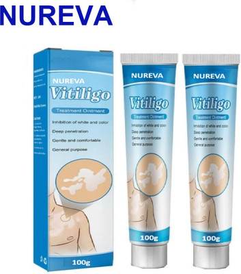 nureva Effective Vitiligo Cream Pack of 2 for Results(200 g)