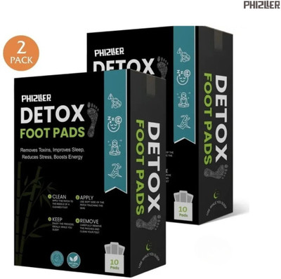 PHIZLLER HealSutra Detox Foot Pads wellness care detox pads with stress relief support(20 g)