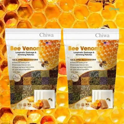 CHIWA Bee Venom Detox Foot Care Patches Calm and Heal While You Rest at Night