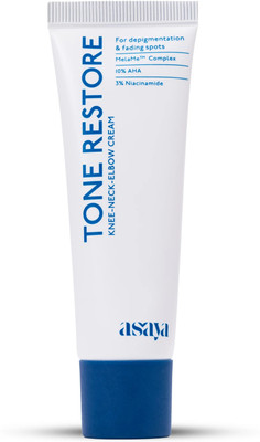 ASAYA Tone Restore Cream For Dark Knees, Neck, Elbows, Whitening & Remove Blackness(50 g)