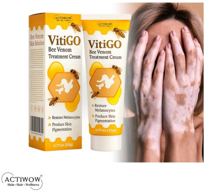 ACTIWOW Vitigo Bee Venom Cream for Luminous Glow Effect Cream(100 g)