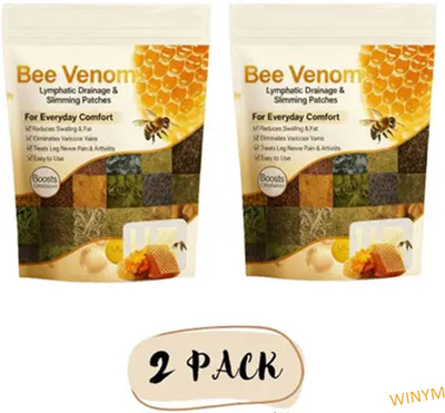 Winym Bee Venom Foot Patches Detox Calm Therapy (20 patches)(200 g)