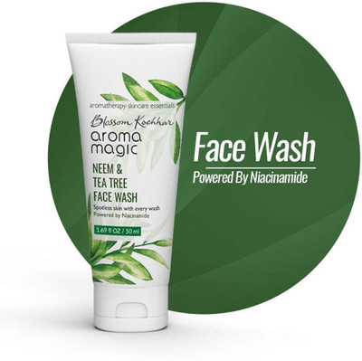 Aroma Magic Neem and Tea Tree Niacinamide Face Wash For Oily & Acne Prone Skin(100 ml)