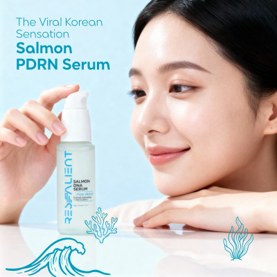 Resealient Salmon DNA Serum | Korean Sensation | PDRN Heavy | Luxuary Sea Science 30ML Triple Hyaluronic Acid + Niacinamide + Seaweed & Algae Complex(30 ml)