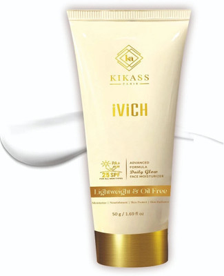 kikass iViCH Daily Glow Face Moisturizer with SPF 25 | Lightweight | Oil-Free |(50 g)