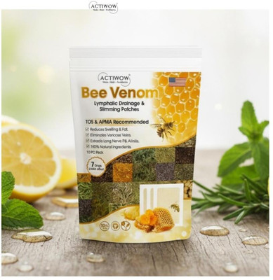 ACTIWOW Bee Venom Foot Patches Ideal for Cold Feet and Toxin Removal SKT(100 g)