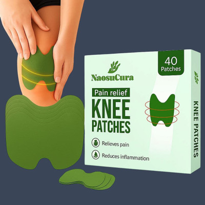 Naosucura Natural Ortho Support Patches for Knee and Joint Health – 40 Herbal Pieces Plaster & Patch(40 x 1 Patches)