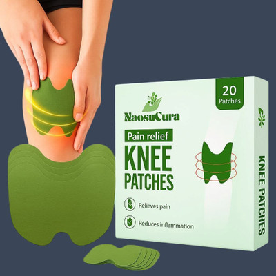 Naosucura Ortho-Grade Herbal Patches for Knee Arthritis and Pain Relief – 20 Pcs Plaster & Patch(20 x 1 Patches)