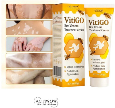 ACTIWOW Vitigo Bee Venom Cream for Instant Glow(100 g)