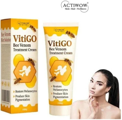 ACTIWOW Vitigo Bee Venom Cream for Smoother Heels(100 g)