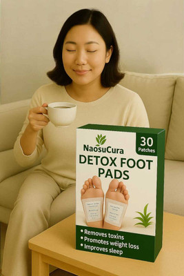 Naosucura Relaxing Detox Foot Patches for Body Cleansing and Sleep Support – 30 Pcs Pack(300 g)