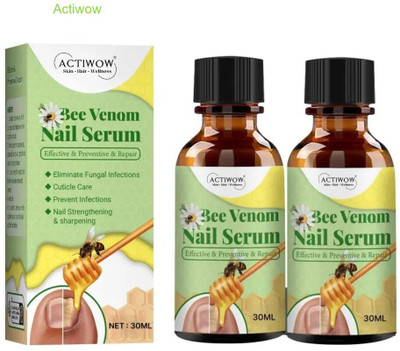 ACTIWOW Bee Venom Nail Serum Smooth Shield for Rough Nails A001(20 ml)