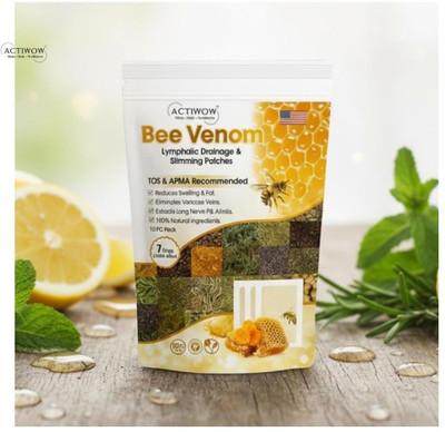 ACTIWOW Bee Venom Foot Patches Start Your Day Fresh With Overnight Detox SKT(100 g)