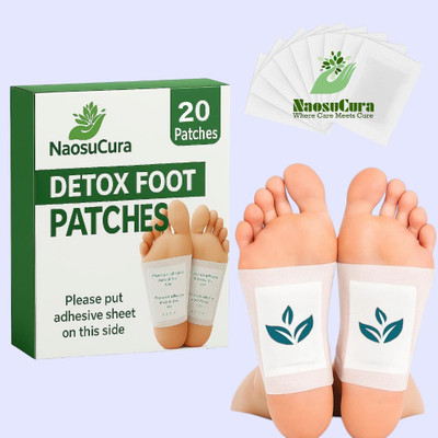 Naosucura Energy-Boosting Detox Foot Patches For Healthy Circulation And Toxin Release(120 g)