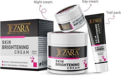 JEZARA Skin Whitening Cream lightens skin tone with UV protection(25 g)
