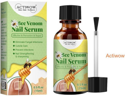 ACTIWOW Bee Venom Nail Serum Healing & Glow Drops(20 ml)