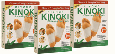 KIYOME KINOKI Cleansing Foot Patches pack 3 box(300 g)