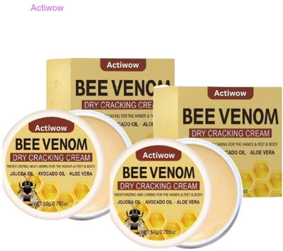 ACTIWOW Bee Venom Cracking Cream Instant Glow Complex(50 g)