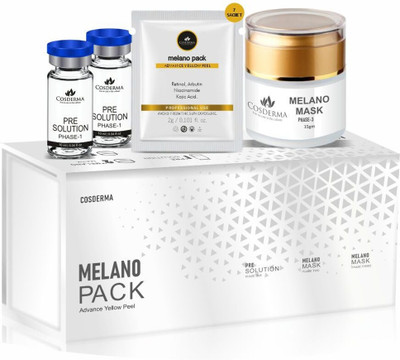 COSDERMA Melano Pack Yellow peel Exfoliating Lightening Cream Leave On peel(50 g)