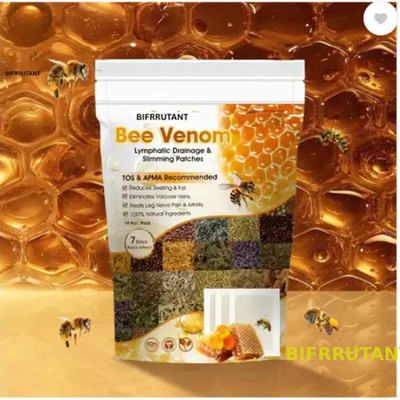 BIFRRUTANT Bee Venom Foot Patches for Women Deep Cleansing Use(100 g)