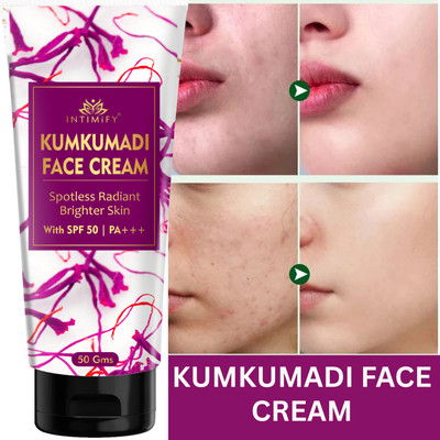 INTIMIFY Kumkumadi Face Cream For Glow & Skin Brightening(50 g)