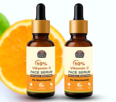 Hiscent Face Serum Combo | Vitamin C & Niacinamide | Brightening, Anti-Pigmentation (2 x 30ml)(60 ml)
