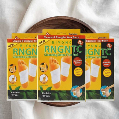 RNGNTC K 30 patches Premium Foot patches Cleansing Toxin Remover Foot Pads Pain Relief Stress(270 g)