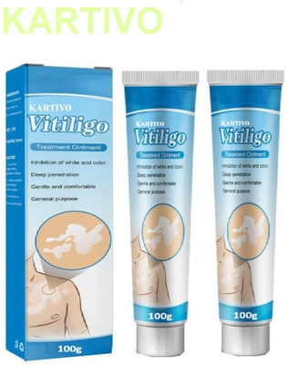 KARTIVO Vitiligo Herbal Touch Cream Pack of 2(200 g)