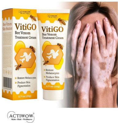 ACTIWOW Vitigo Bee Venom Cream for Daily Moisturizing care cream(100 g)
