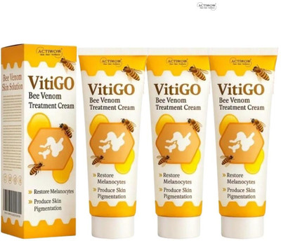 ACTIWOW Vitigo Bee Venom Cream for Blemish-Free Skin Look 3 Pcs QA(300 g)