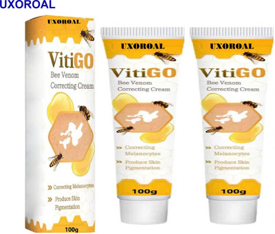 uxoroal Herbal Vitiligo Cream Pack of 2 for Fast Pigmentation(200 g)
