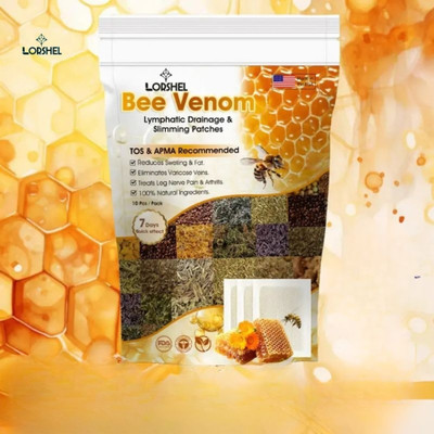 LORSHEL Bee Venom Foot Patches for Detox and Energy Solution(100 g)
