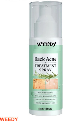 WEEDY Fast Back Acne Relief Spray for Clearer Skin(100 ml)