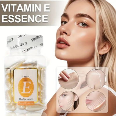 YAWI 60 Facial Essence Capsules with Vitamin E Suitable for All Skin Types(24 g)