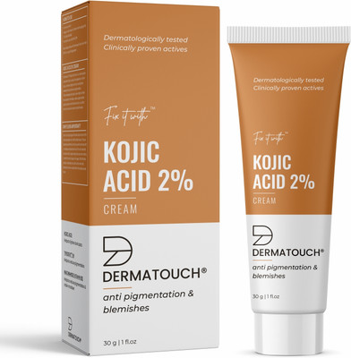 Dermatouch Kojic Acid 2% Cream | For Pigmentation and Dark Spots reduction(30 g)