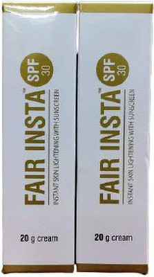 FAIR INSTA SPF 30 INSTANT SKIN LIGHTENING WITH SUNSCREEN PACK OF [2X20GM](40 g)