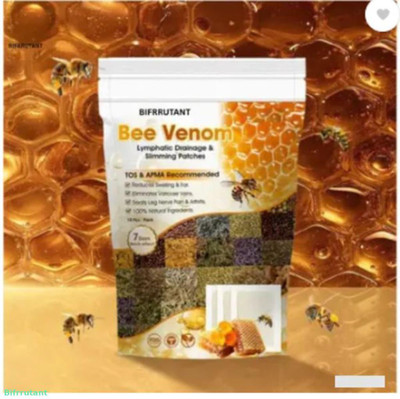 BIFRRUTANT Bee Venom Detox Foot Patches for Men Herbal Extract Aid(100 g)
