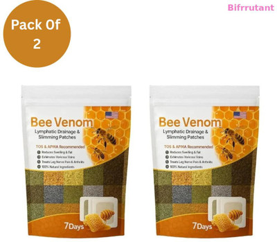 BIFRRUTANT Bee venom foot patches for toxin draw and long-lasting foot relief(40 ml)
