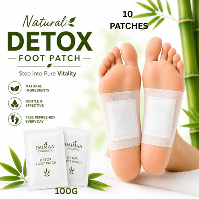 Daimaa Organics foot pads weight loss herbal foot patch daily wellness foot care (10 patches)(100 g)
