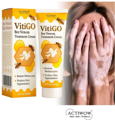 ACTIWOW Vitigo Bee Venom Cream for Restorative Therapy(100 g)