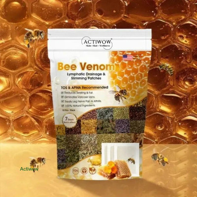 ACTIWOW Bee Venom Foot Patches Reduce Eye Puffiness by Clearing Toxins FC01(100 g)