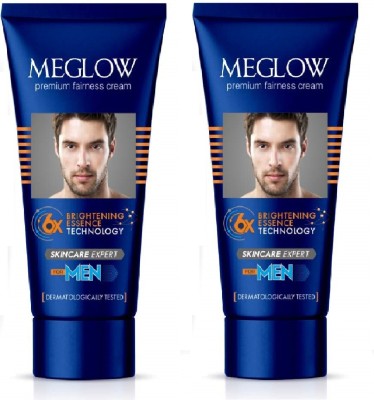 meglow Premium Fairness Cream For Men (Pack of Two)(100 g)