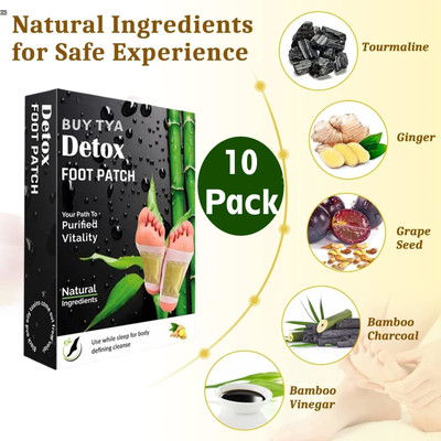 Buy TYA HealSutra Detox Foot Patch – Herbal Stress Relief – 10 Pieces(10 g)