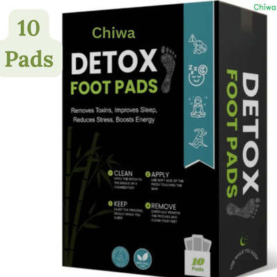 CHIWA New Heal Sutra Detox Foot Pads Toxin-Relief That Help You Unwind From Stress(100 g)