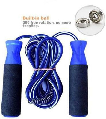 look swagger HIGH STAMINA Freestyle Skipping Rope(Blue, Length: 234 cm)