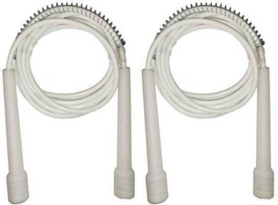 CLOVERBYTE (Pack Of 2) Pencil Skipping Rope For Men Women Weight Loss Rope Speed Skipping Rope(Length: 279 cm)